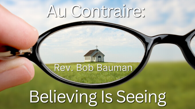 Au Contraire: Believing Is Seeing