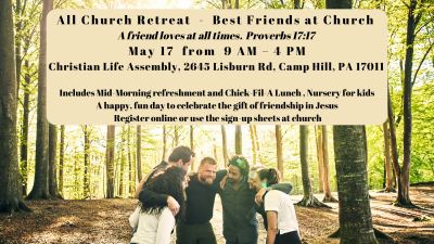 All Church Retreat  -  Best Friends at Church 