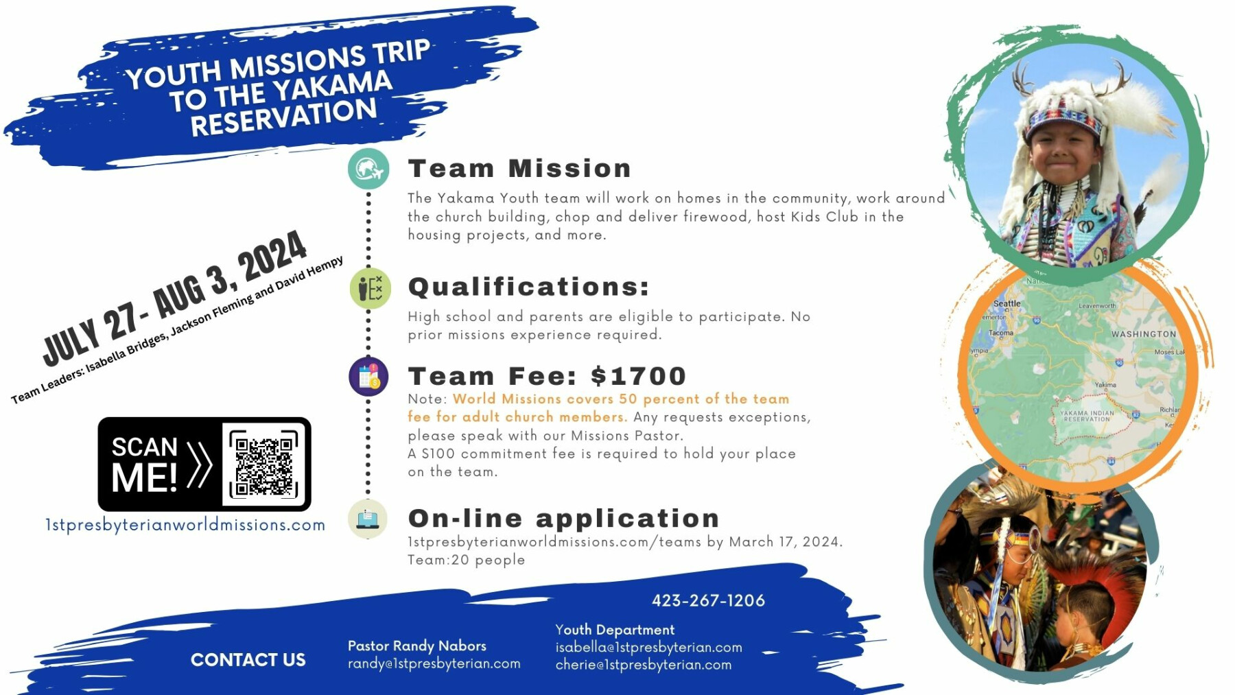 Yakama Reservation - Youth Short-Term Missions Trip (Registration Closed)
