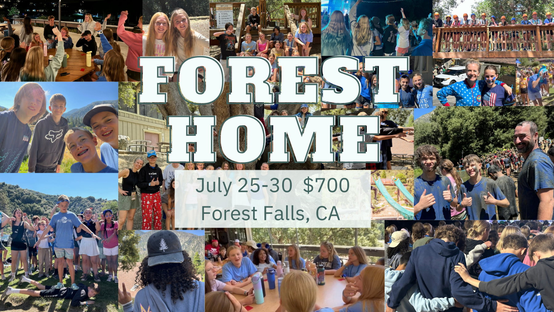 Middle School Camp @ Forest Home