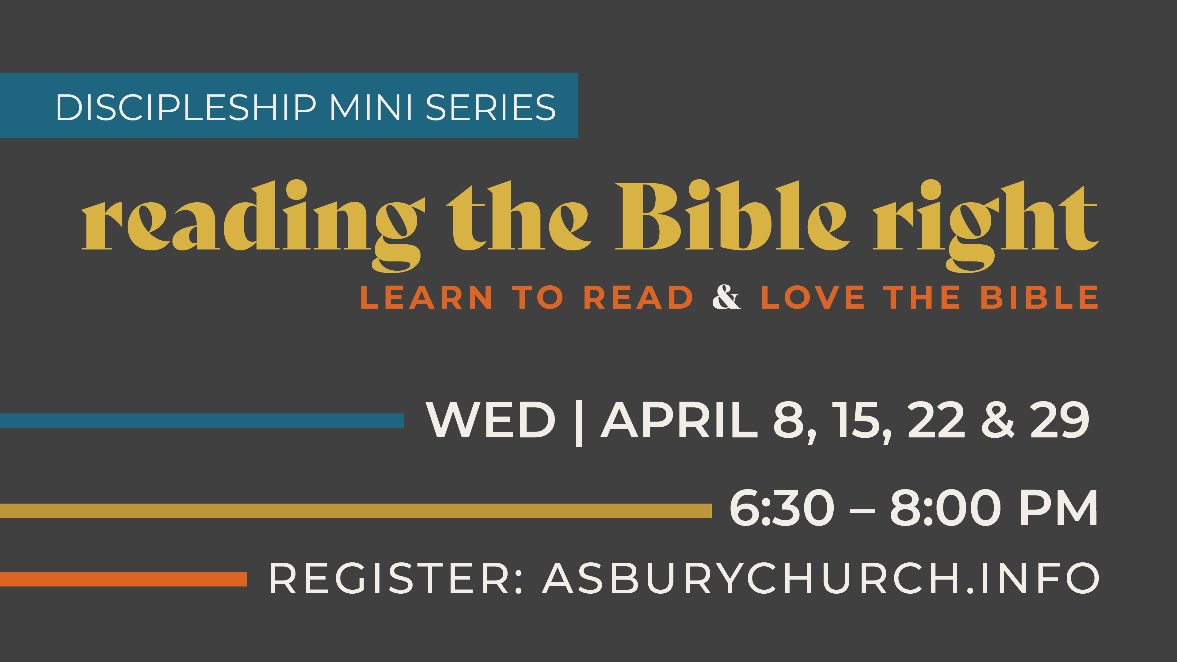 Reading the Bible Right