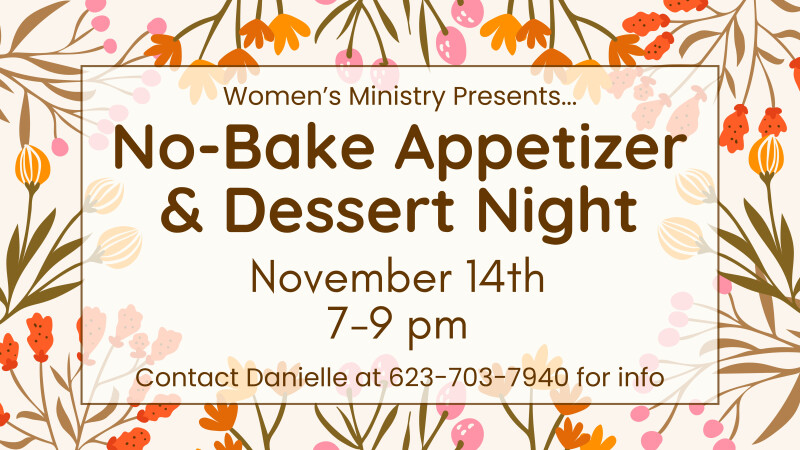 No-Bake Appetizer and Dessert Night