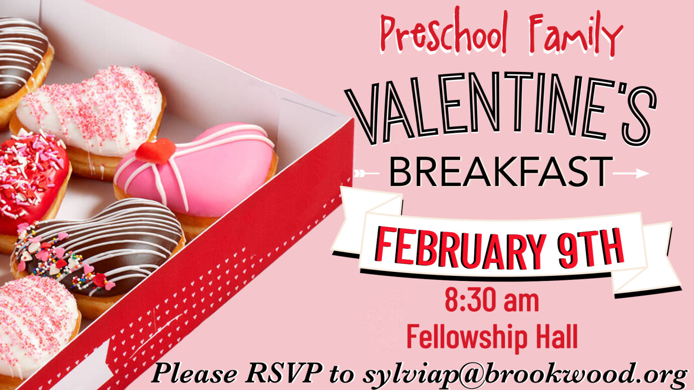 Preschool Family Valentine's Breakfast