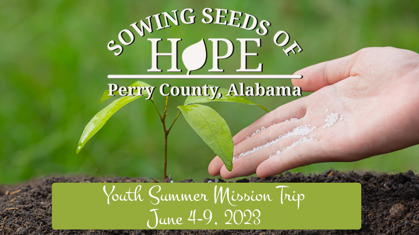 Youth Summer Mission Trip - Sowing Seeds Of Hope | Brookwood Baptist Church