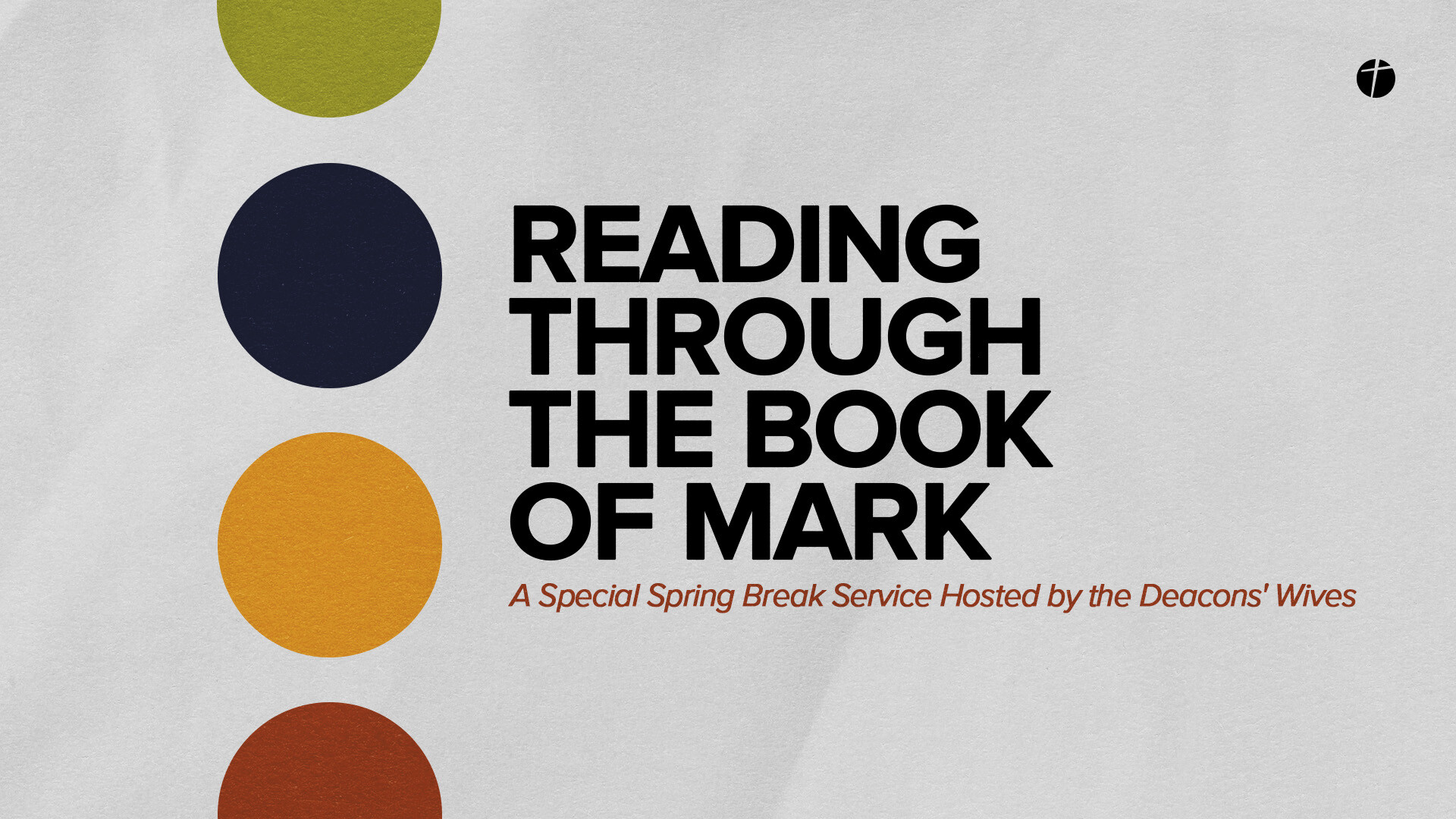 Reading Through the Book of Mark