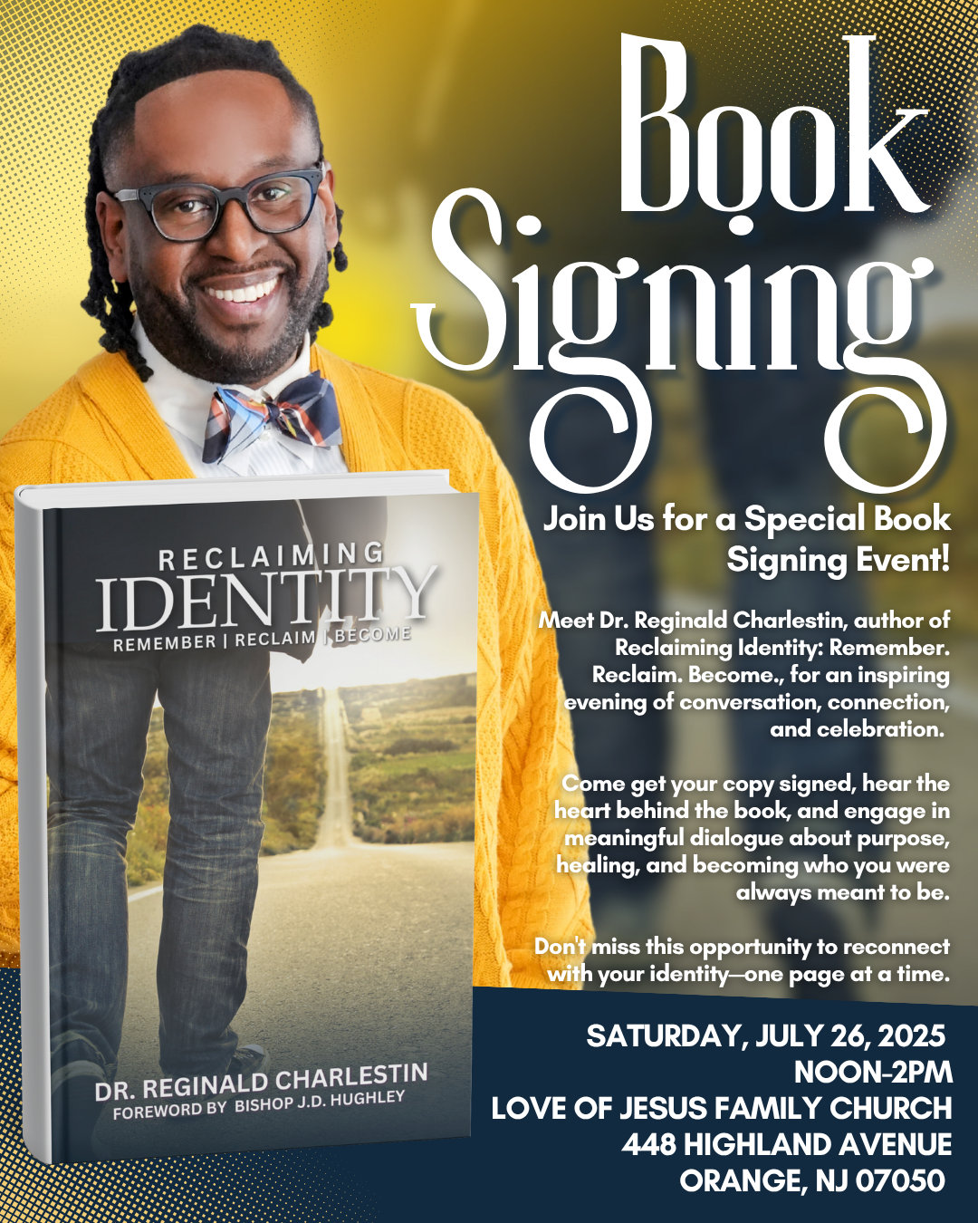 Dr. Regional Charlestin: Book Signing Event