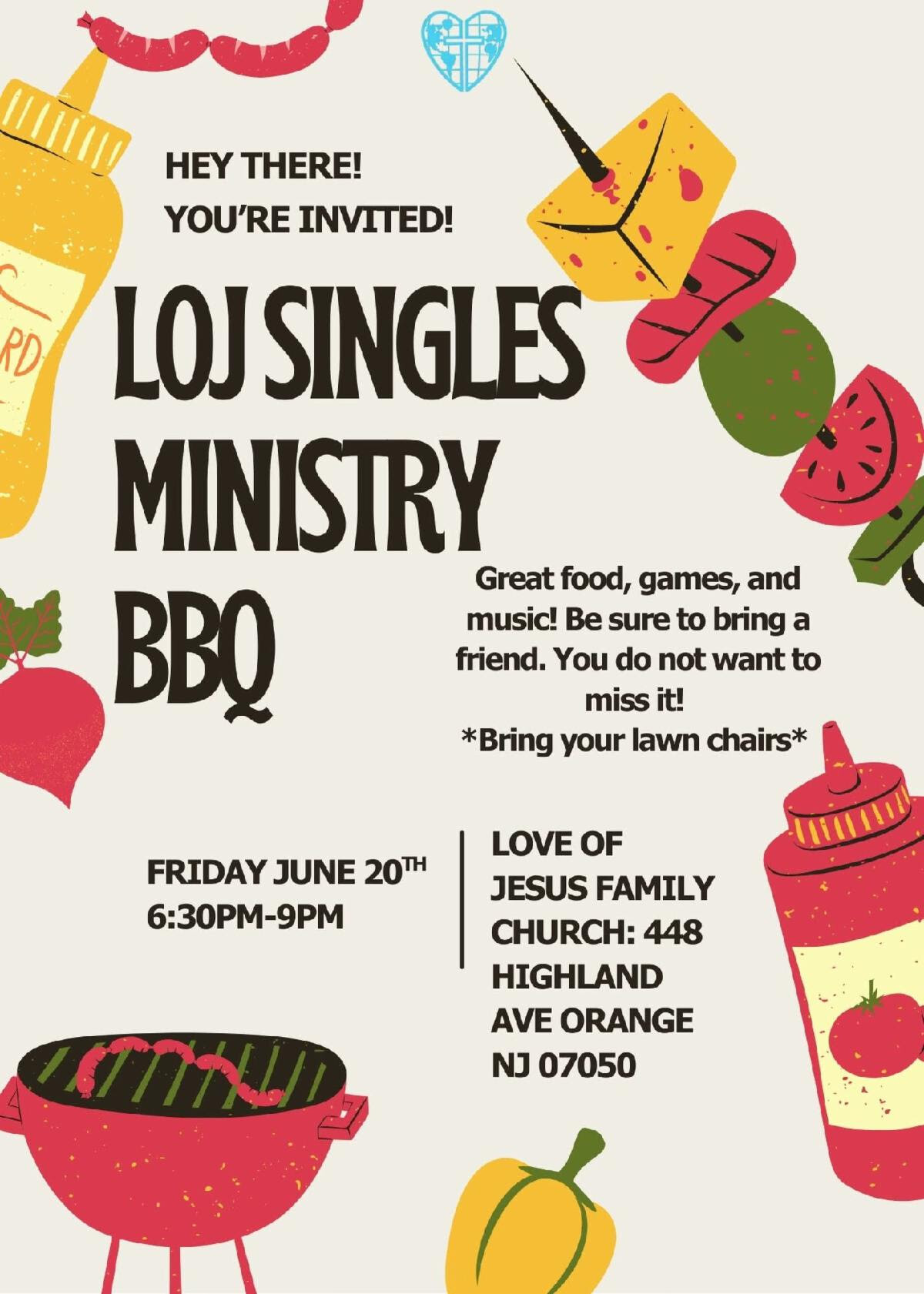 Singles Ministry BBQ