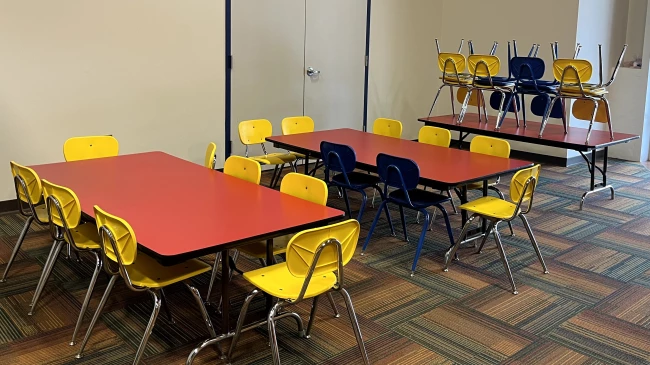 Playground space available for parties