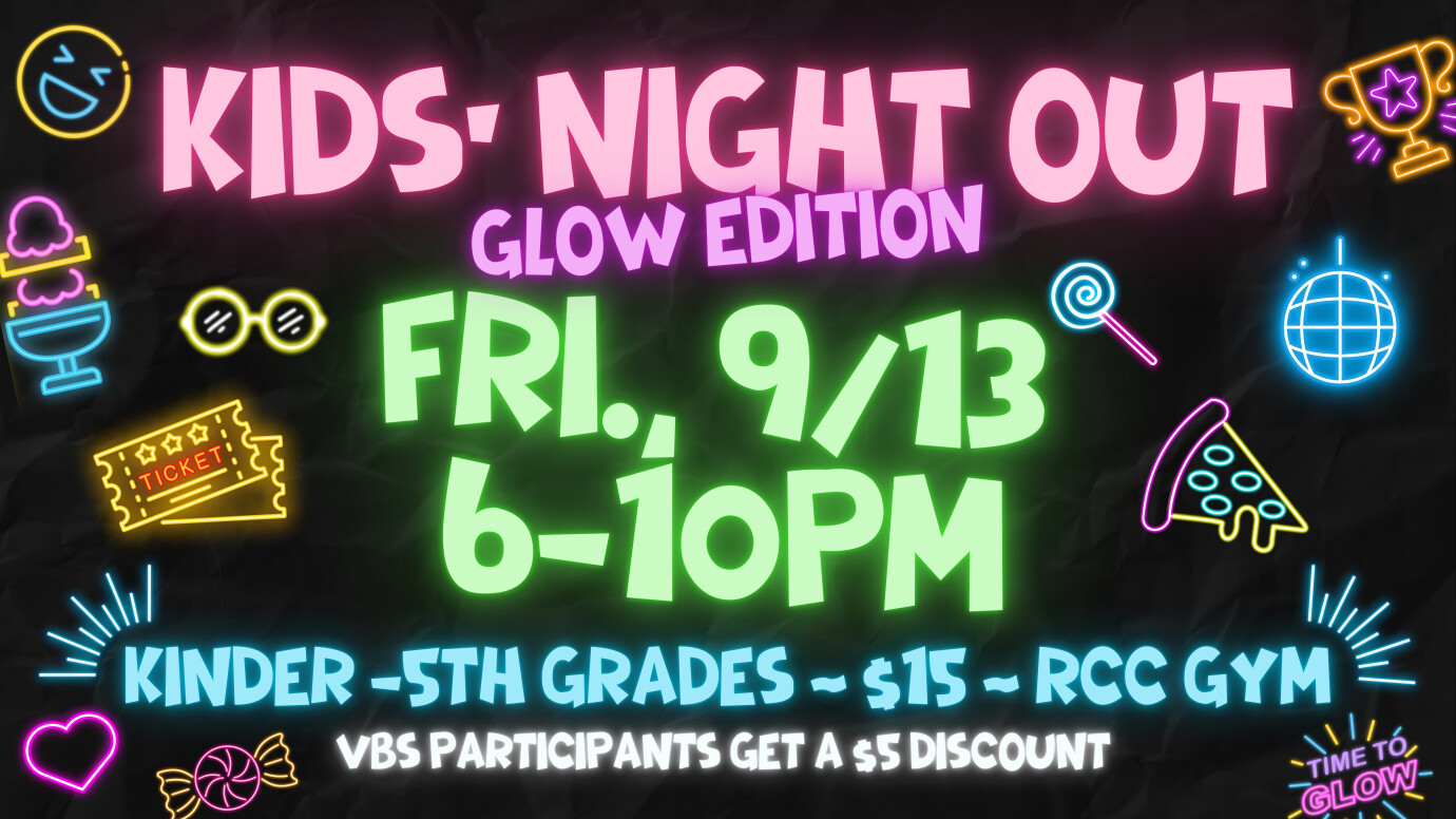 Kids' Night Out: Glow Edition