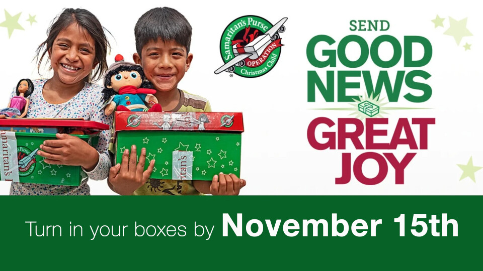 Operation Christmas Child 2026