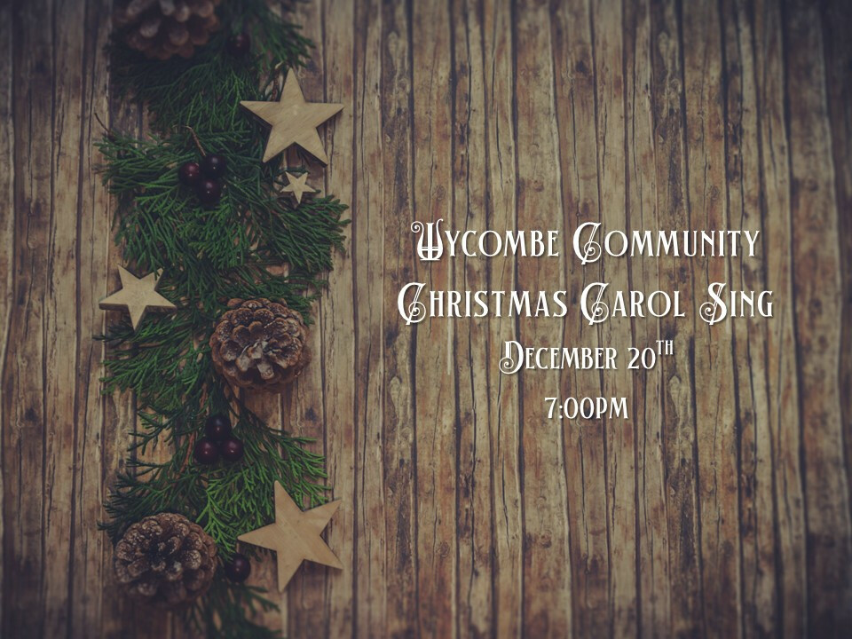2025 Wycombe Community Christmas Carol Sing
