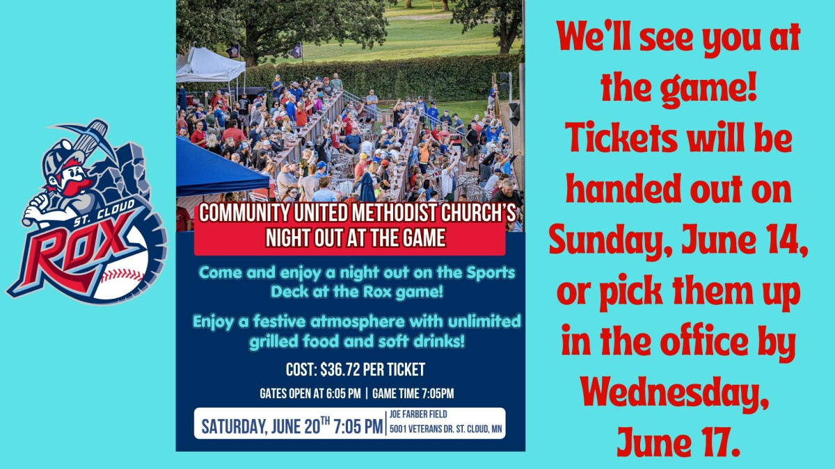 7:05 PM - Rox Game - All church event