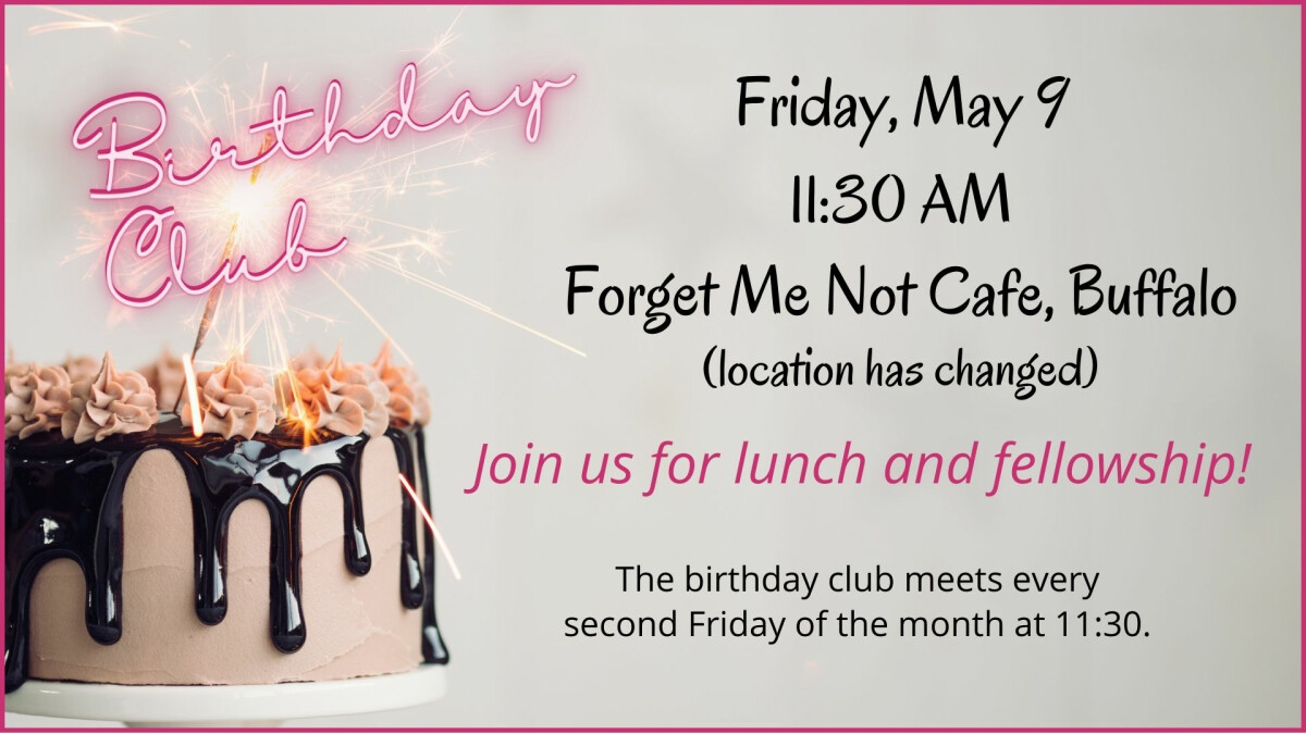 11:30 AM - Birthday Club - CANCELED