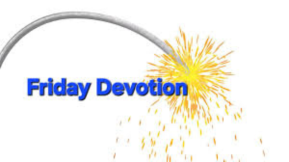 FRIDAY 5 Minute Devotion