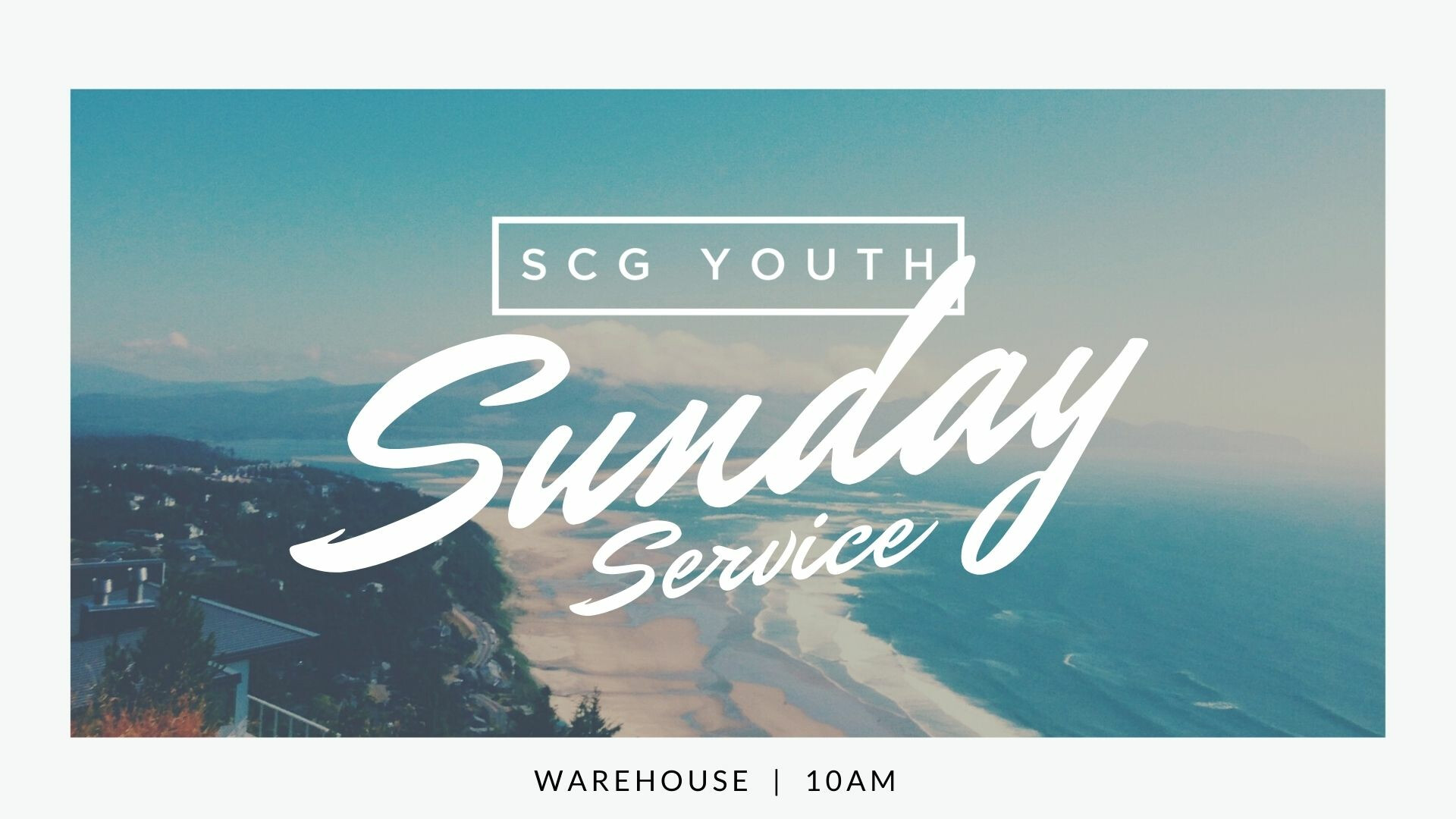 SCG YOUTH SUNDAY SERVICE