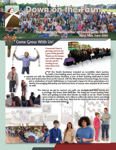 Down On The Farm: The Quarterly Newsletter of Crossroads Farm (v.107)