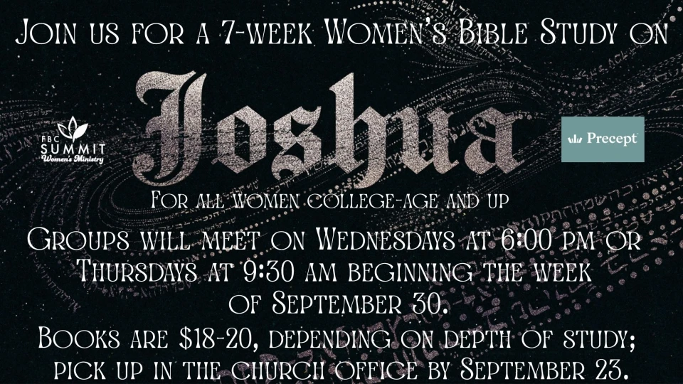 Women's Precept Bible Study