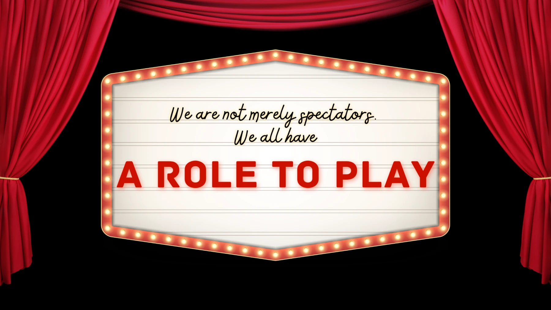A Role To Play - Sermon Series