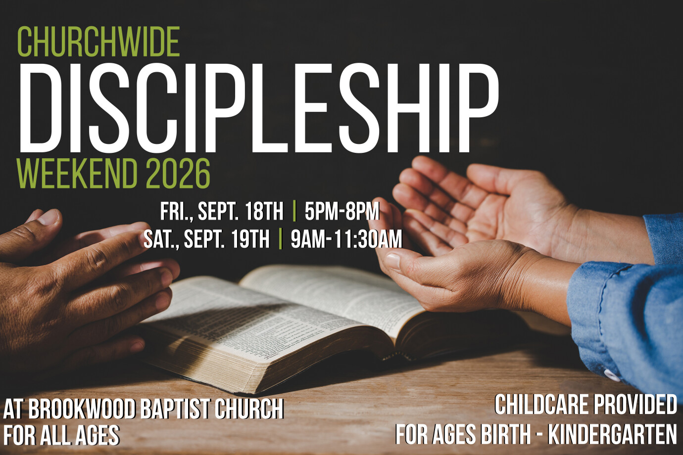 Churchwide Discipleship/Formation Weekend