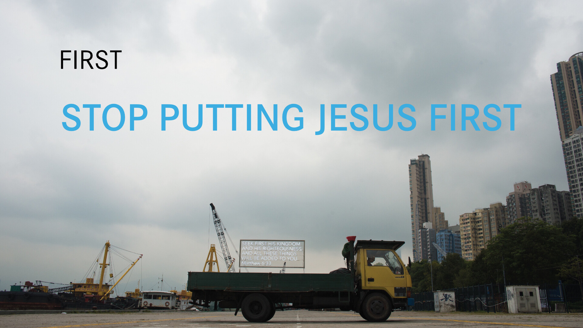 Stop Putting Jesus First (Audio) episode artwork