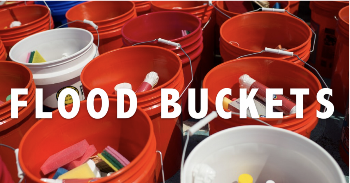 Flood Buckets | Pender Blog | Pender UMC