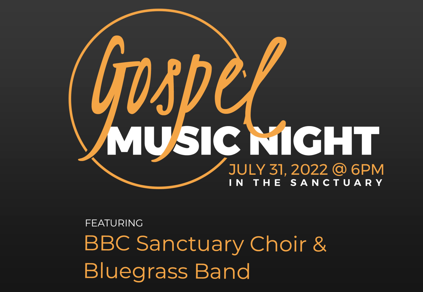 GOSPEL MUSIC NIGHT | Brookwood Baptist Church