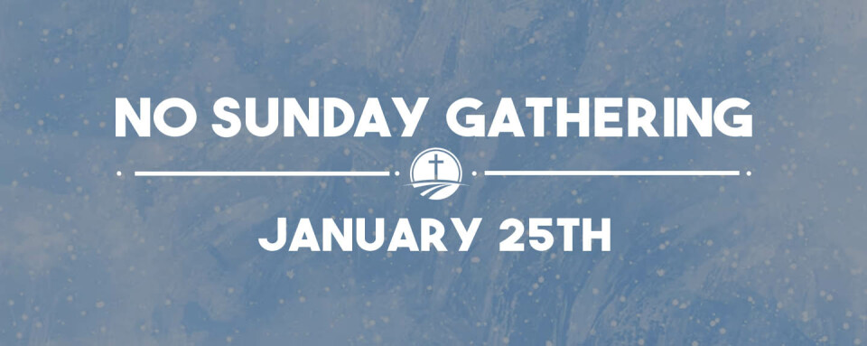 No Gathering This Sunday