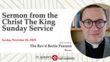 Sermon from the 2023 Christ the King Service