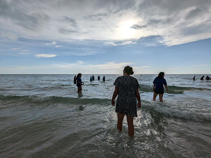 entered the gulf for baptism