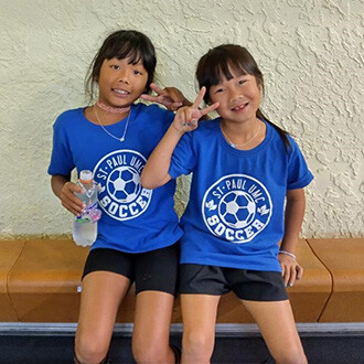 two girls from fall soccer