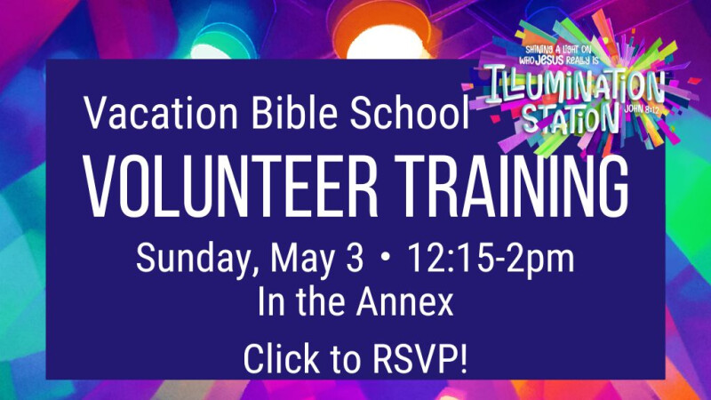 VBS Volunteer Training Lunch