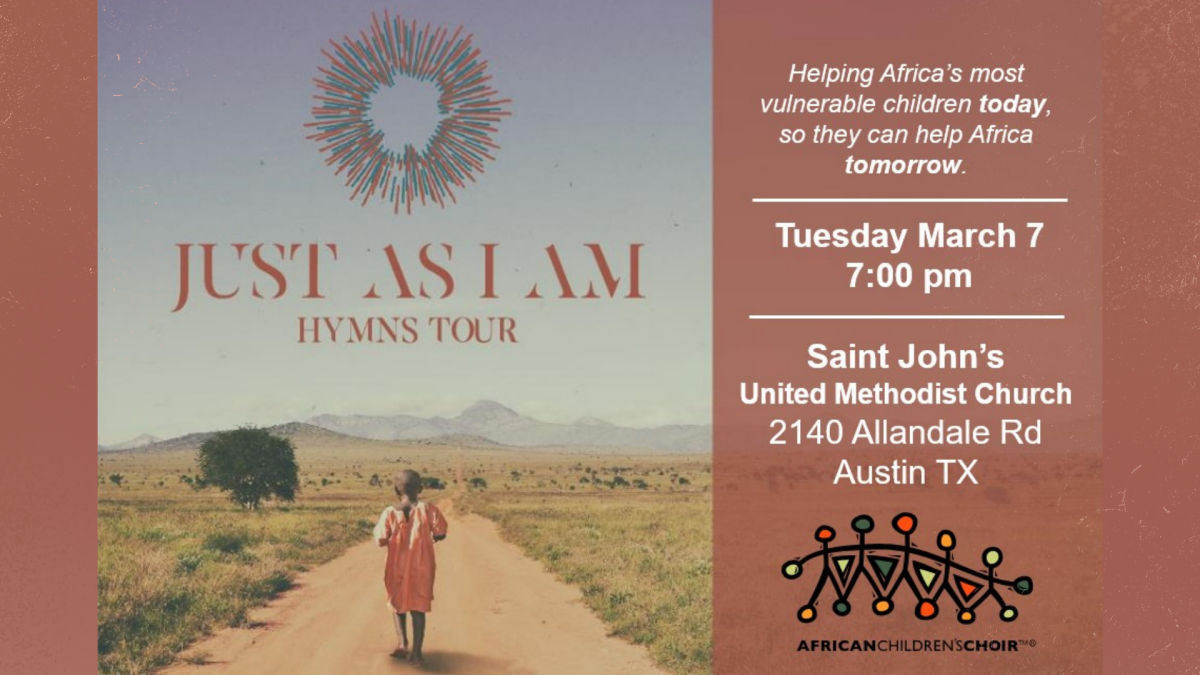 The African Children’s Choir is coming to Austin!