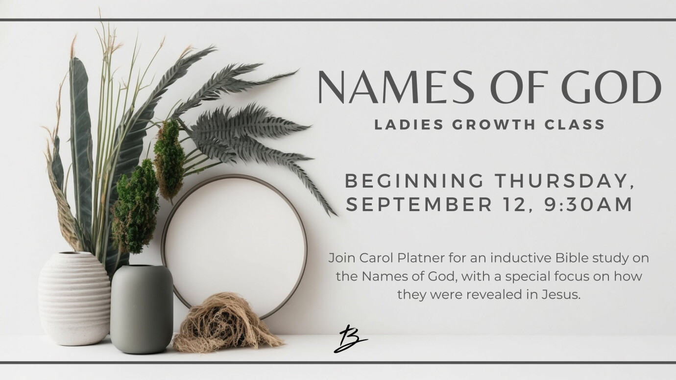 Names of God - Ladies Growth Class