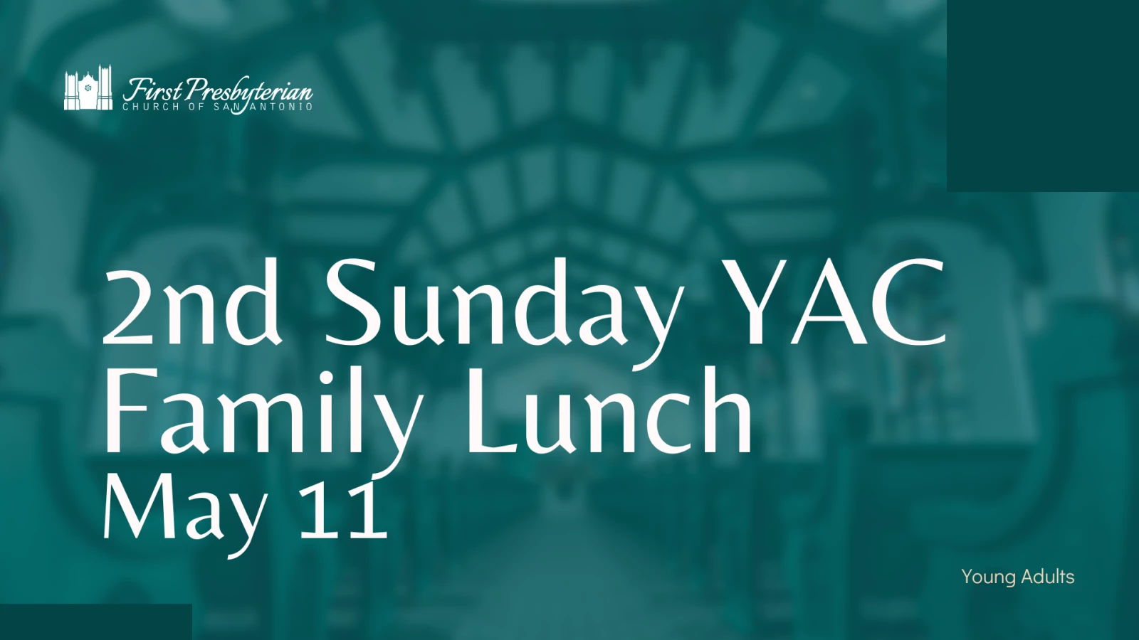 2nd Sunday YAC Family Lunch