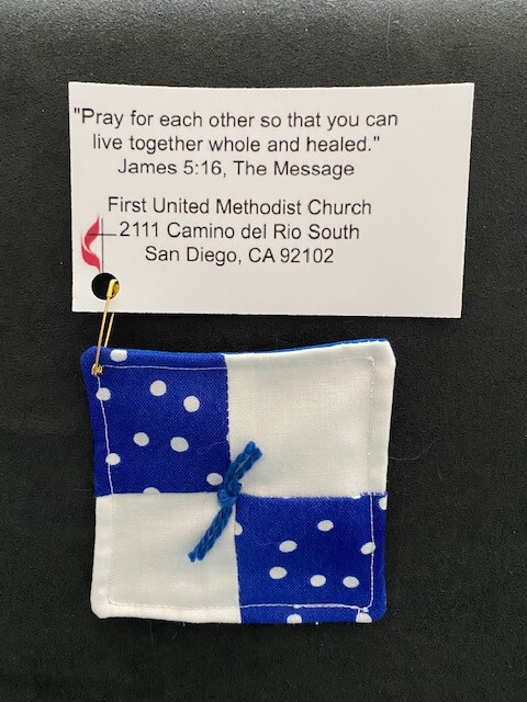 Example of a pocket prayer quilt