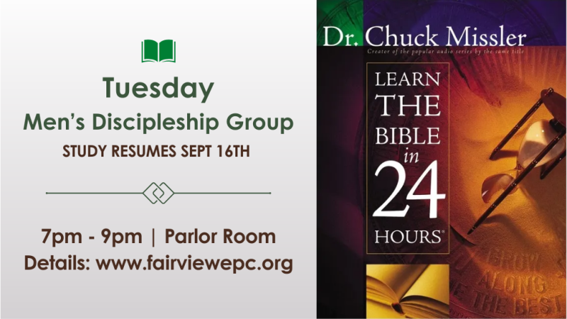 Men's Discipleship | FMDG