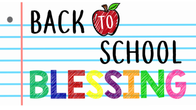 Back to School Blessing