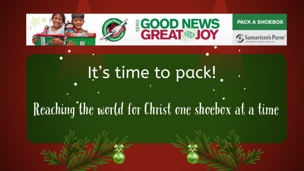 Operation Christmas Child Shoebox Packing Schedule