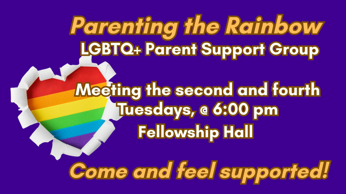 6:00 PM - LGBTQ+ Parent Support Group