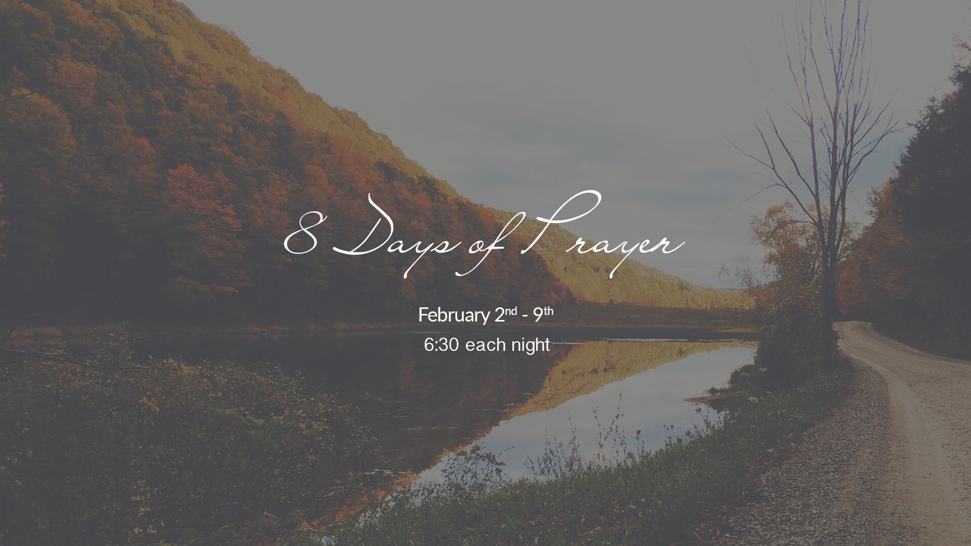 8 Days of Prayer 2020