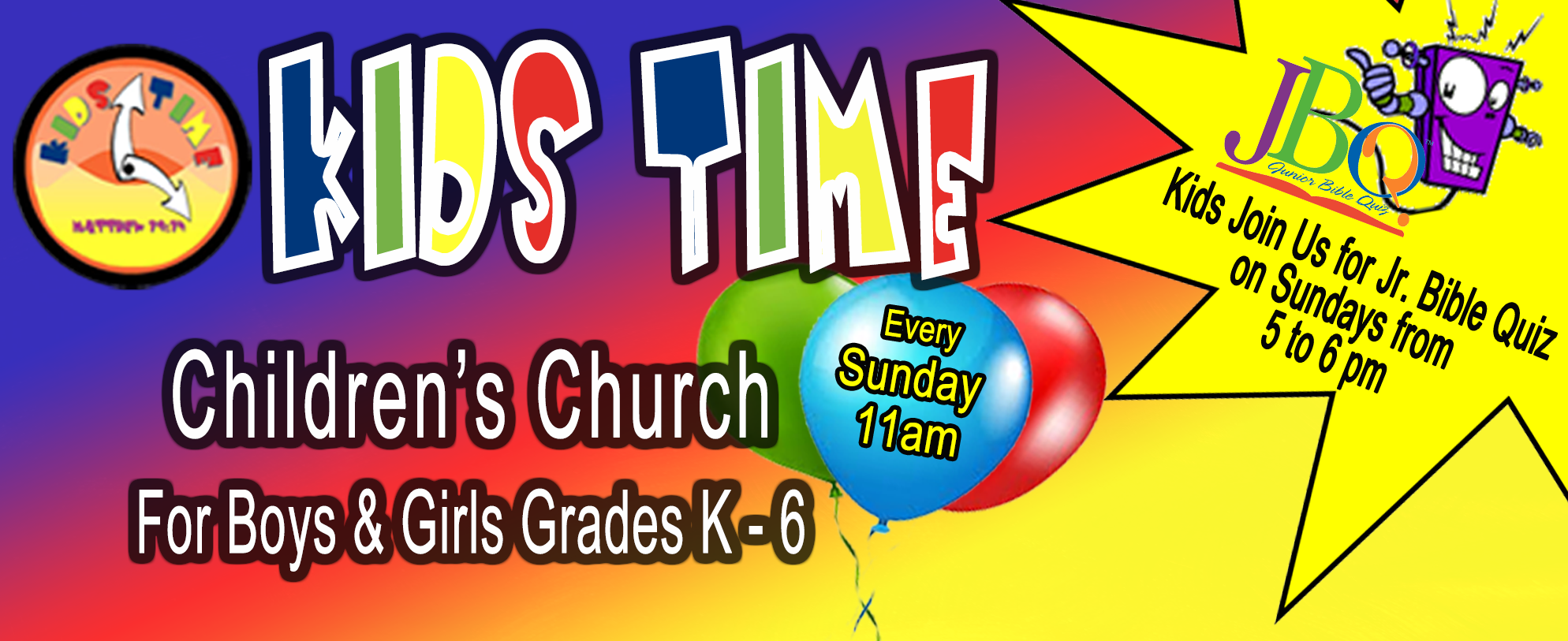 KidsTime - Sunday 11am