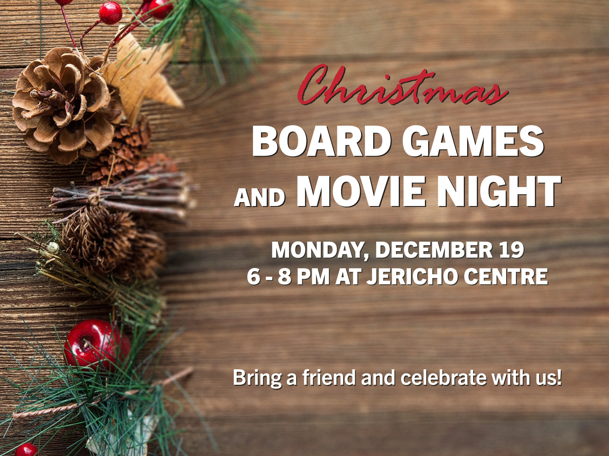 Christmas Movie & Board Games Night