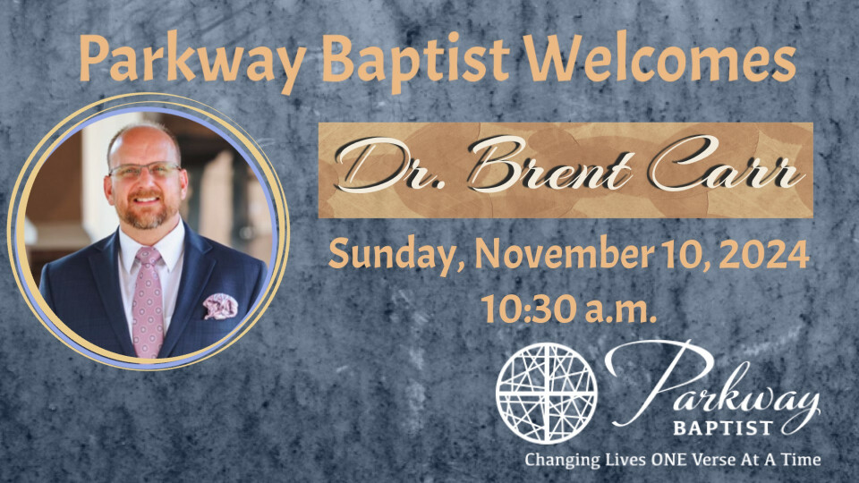 Special Guest Speaker: Dr. Brent Carr 