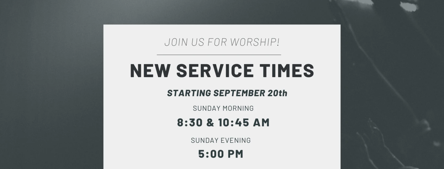 Morning Service Time