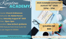 Kingdom Academy Expedited Course: Church Ordinances