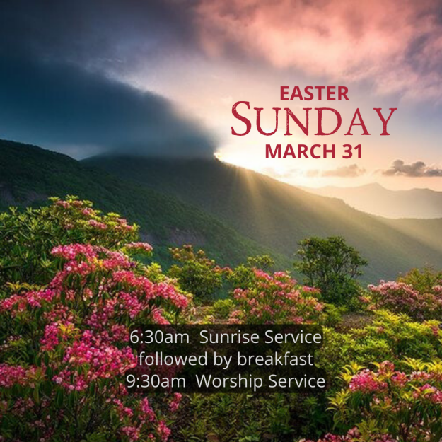 6:30am 9:30am Easter Services 2023