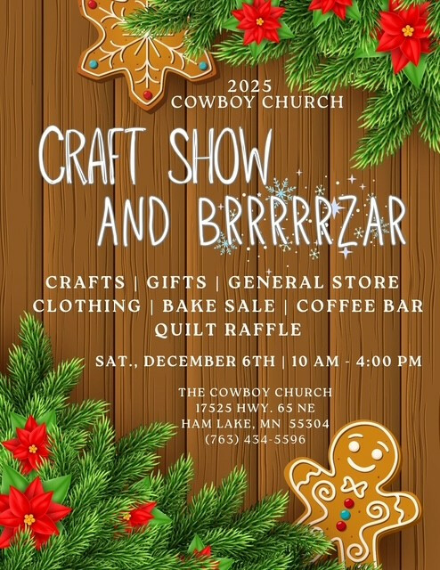 Craft Show and Brrrrrzar Sat. Dec. 6th