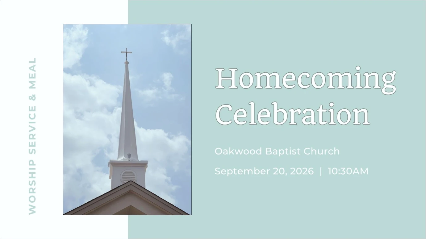 54th Homecoming Celebration (Service & Lunch)