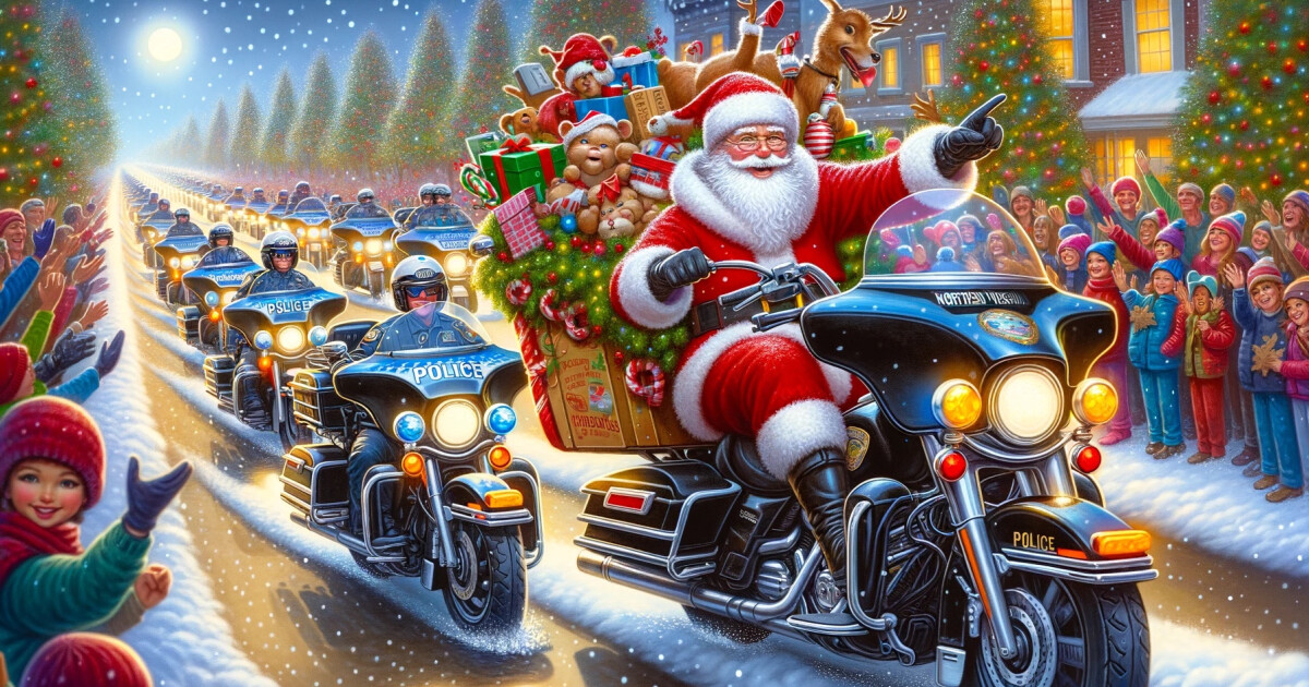 Santa Hitching A Ride Santa's Ride | Pender Blog | Pender UMC