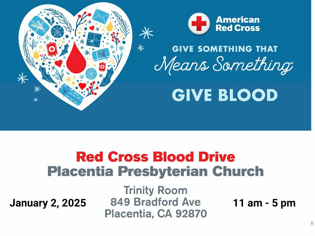 January Red Cross Blood Drive